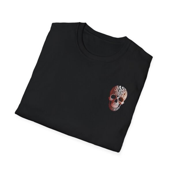 Urban Bass Music Skull T-Shirt - Unisex Softstyle Tee – Image 4