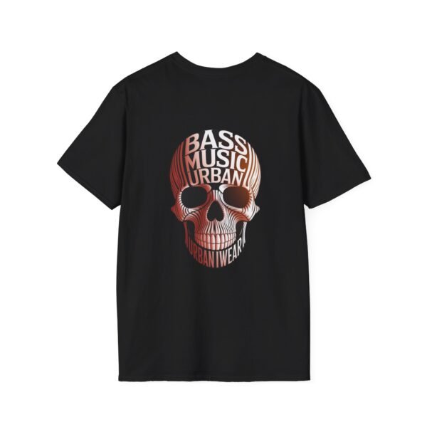 Urban Bass Music Skull T-Shirt - Unisex Softstyle Tee – Image 2