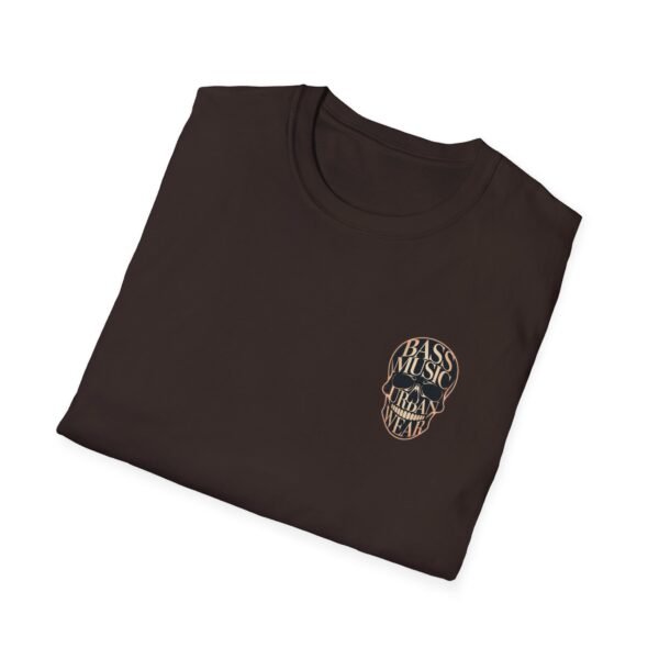 Bass Music Urban Wear Skull T-Shirt - Unisex Softstyle Tee for Music Lovers – Image 8